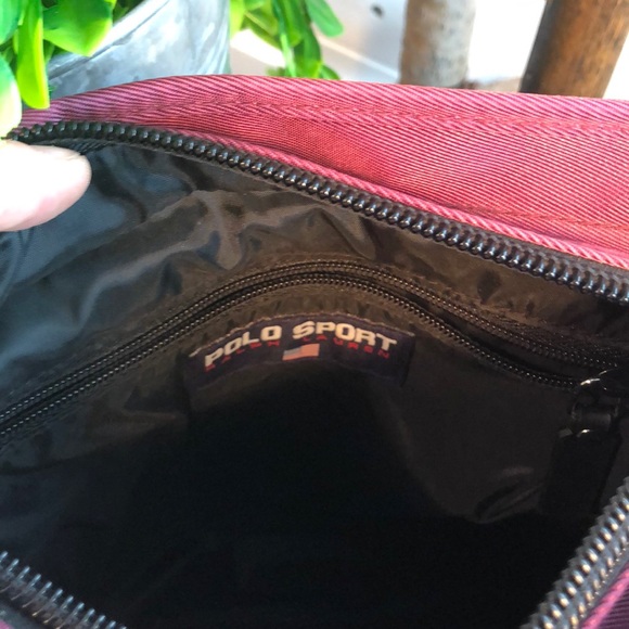 Ralph Lauren POLO SPORT  Crossbody Purse Athletic bag VTG - Picture 8 of 16